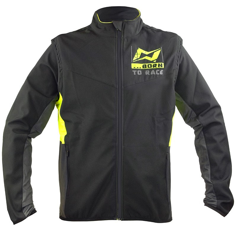 Veste MOTS Softshell Noire Enduro Box