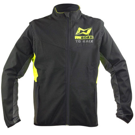 Veste MOTS Softshell Noire Enduro Box