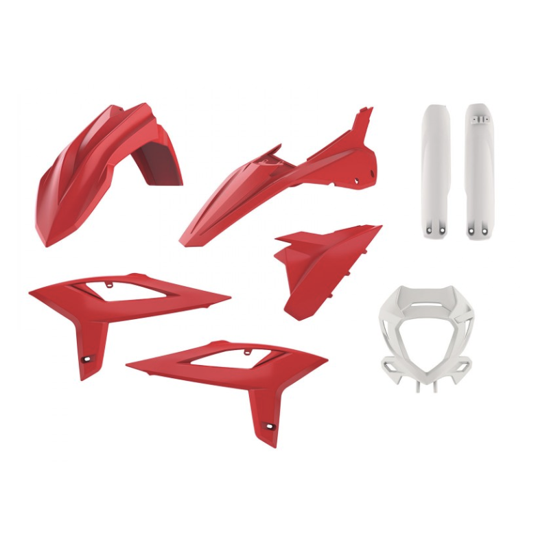Kit Plastiques Rouge/Blanc POLISPORT Beta RR 20-22