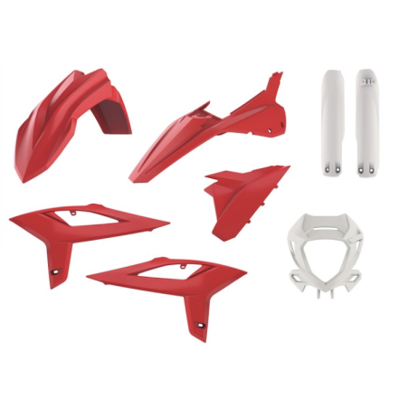 Kit Plastiques Rouge/Blanc POLISPORT Beta RR 20-22