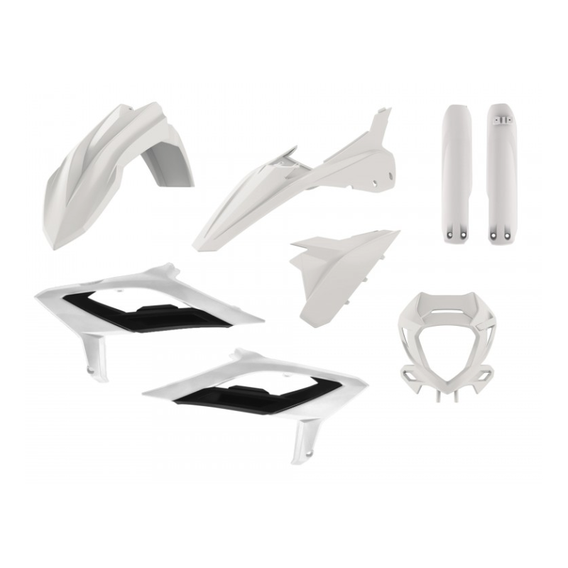 Kit Plastiques Blanc POLISPORT Beta RR 23-24 Endurobox