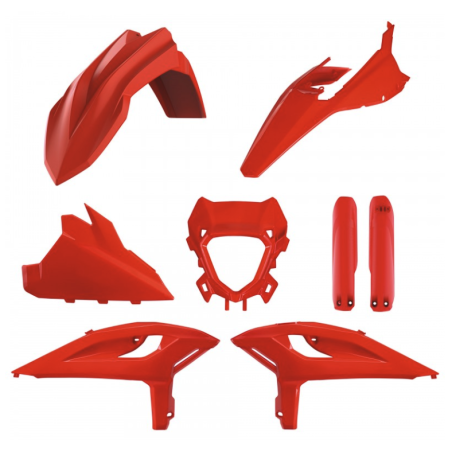Kit Plastiques Rouge OEM POLISPORT Beta RR X-Pro/Race 25-Auj