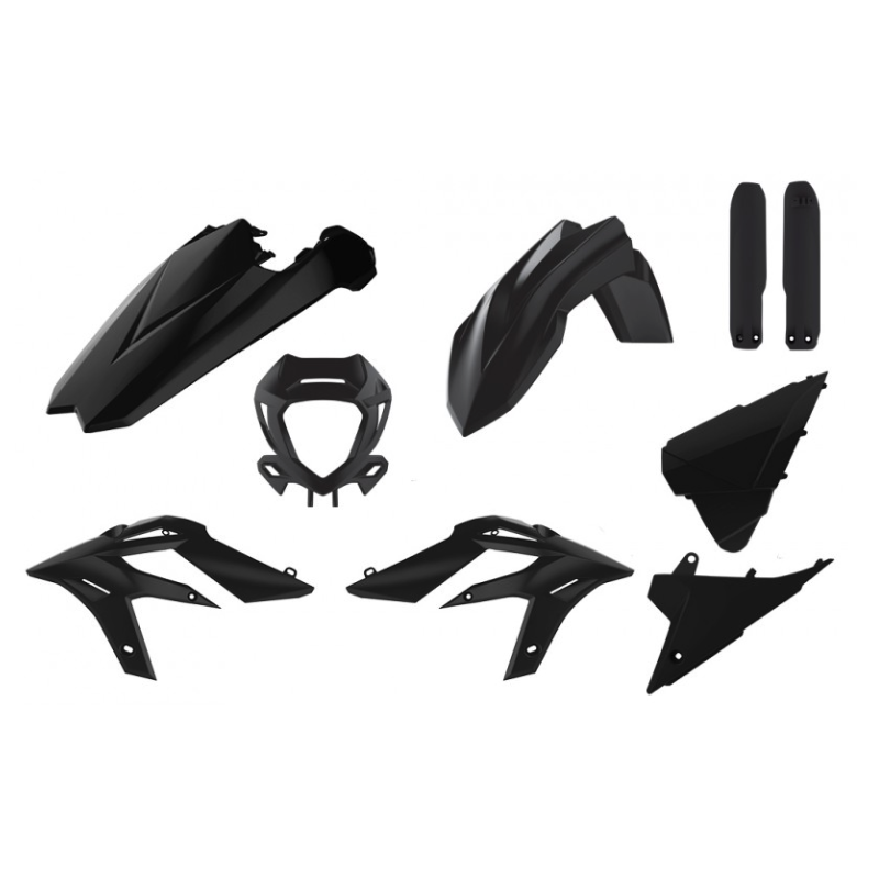 Kit Plastiques Noir POLISPORT Beta X-Trainer 20-22 Endurobox