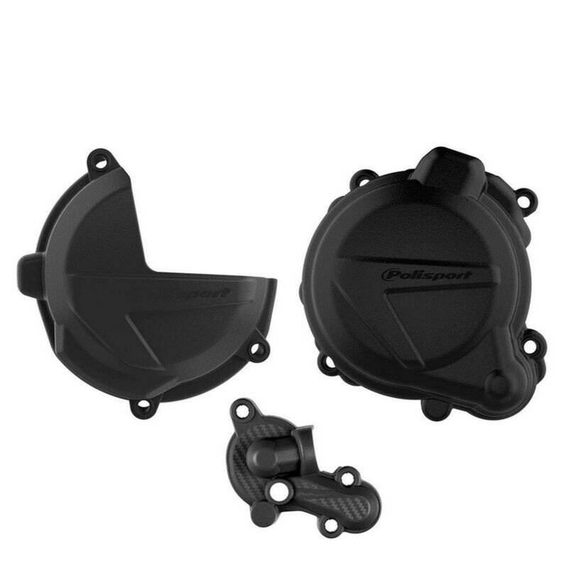 Kit Protections Carters All/Emb/PàE POLISPORT Noir Beta 2Tps RR + Xtrainer 18-24 + 25-Auj Endurobox