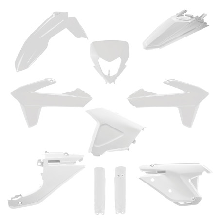 Kit Plastique Complet Blanc POLISPORT Sherco SE/SEF 25-Auj Endurobox