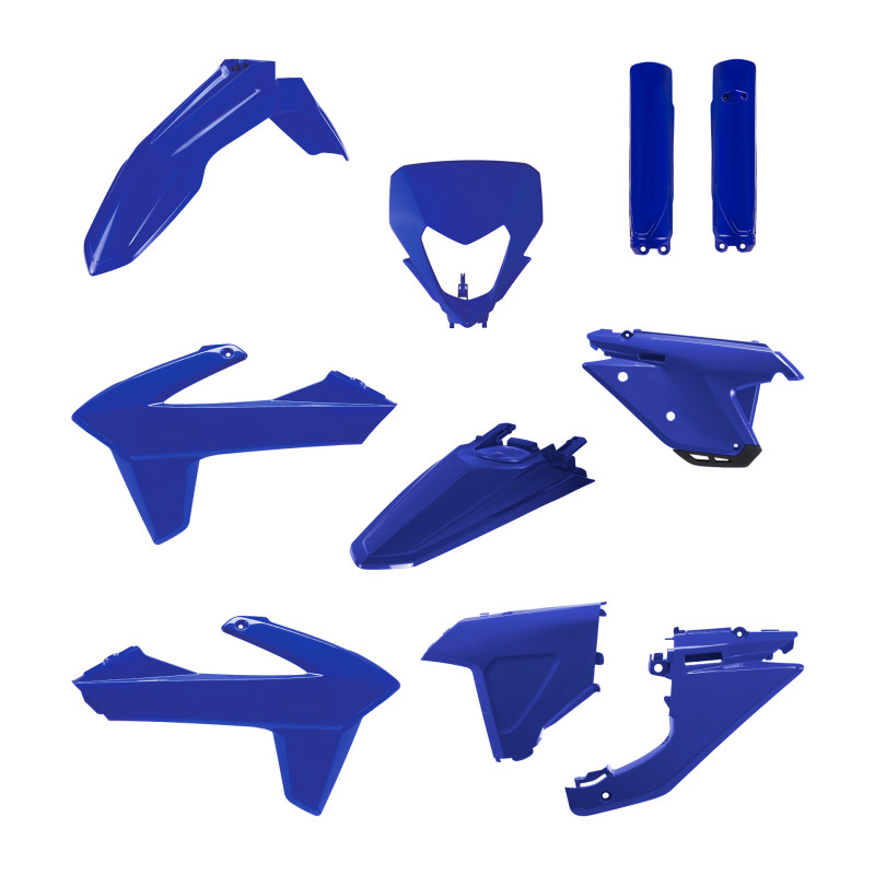Kit Plastique Complet Bleu POLISPORT Sherco SE/SEF 25-Auj
