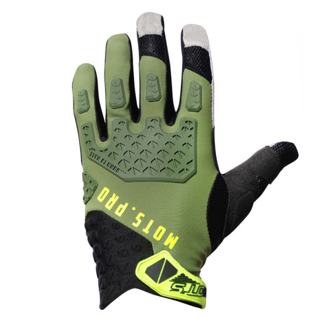 Gants MOTS Step 7 Verts Enduro Box