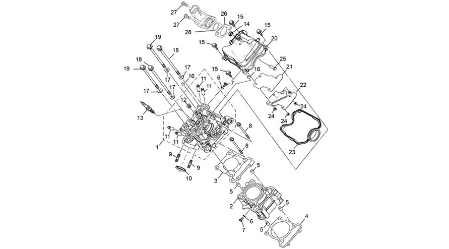cylindre - culasse [125 HRD SE FACTORY RS [2023 [50 / 125]]]