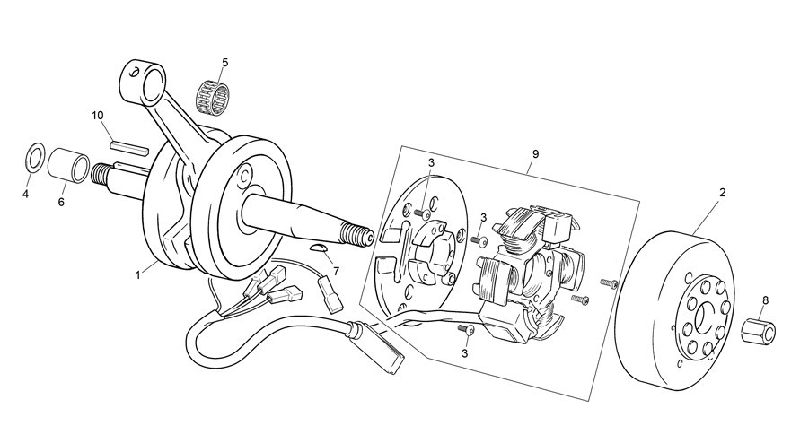 groupe vilebrequin [50 SM BLACK [2017 [50 / 125]]]