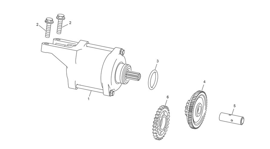 demarreur [250 SEF-F 4T FACTORY [2025 [Enduro]]]