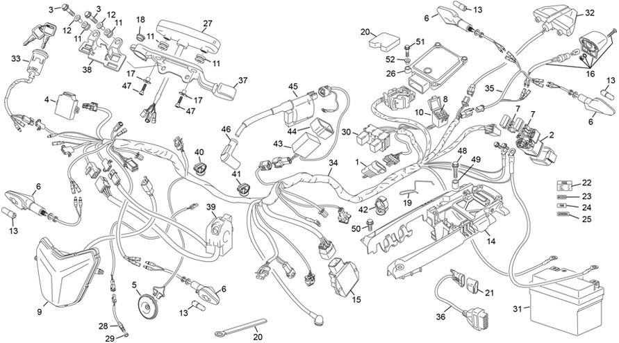 faisceau électrique [125 SE FACTORY [2025 [Enduro]]]