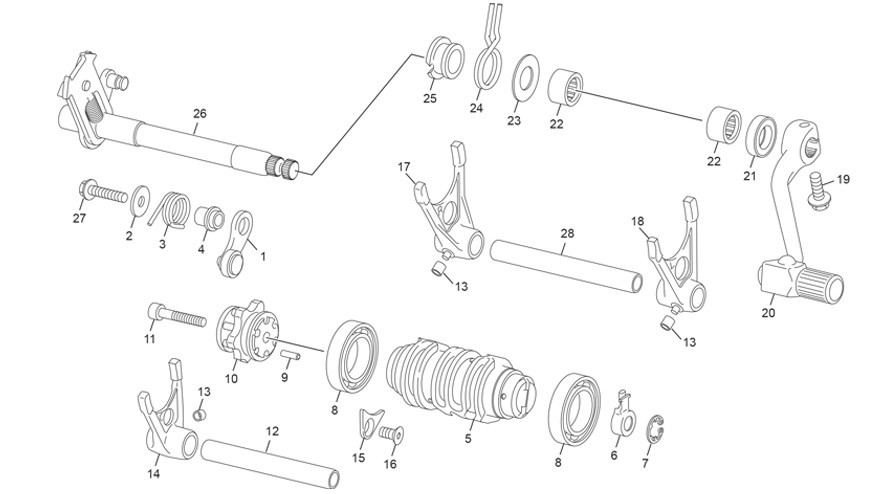 sélecteur [300 SEF-F 4T FACTORY [2025 [Enduro]]]