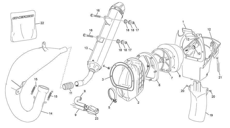 boite à air - echappement [125 SE FACTORY [2024 [Enduro]]]