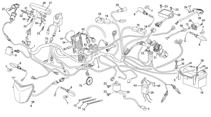 faisceau électrique [125 SE FACTORY [2024 [Enduro]]]