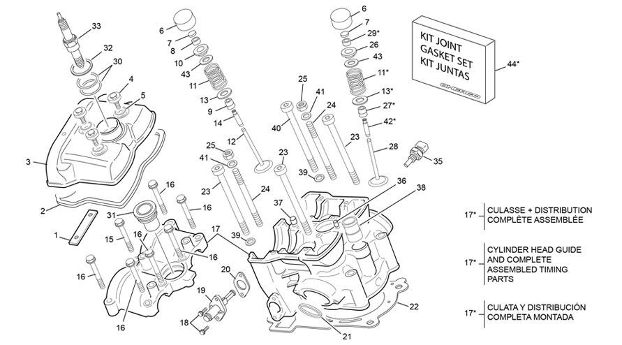 culasse [250 SEF-F 4T FACTORY [2024 [Enduro]]]