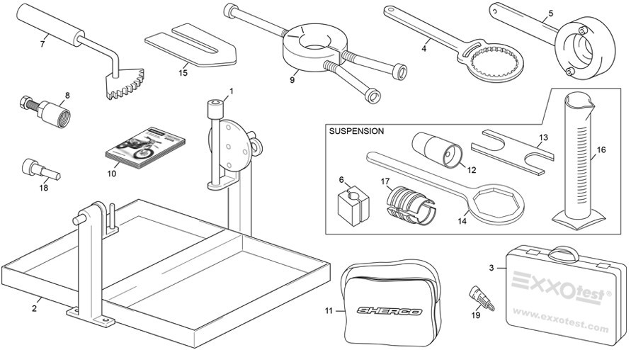 outillages [250 SEF-F 4T FACTORY [2024 [Enduro]]]