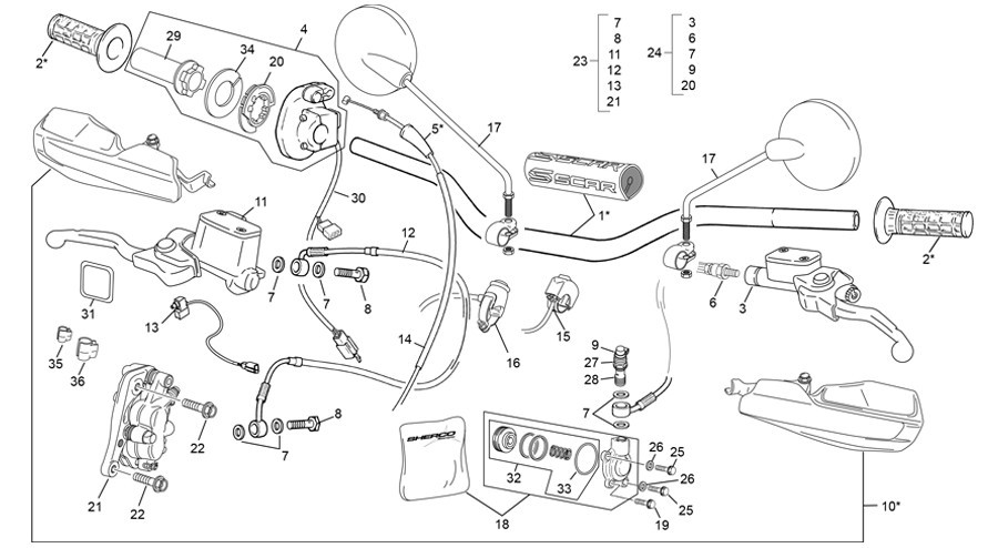 guidon [300 SEF REPLICA MACDONALD [2024 [Enduro]]]