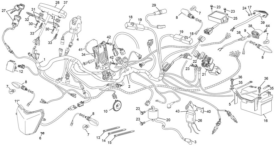 faisceau électrique [300 SE-F 2T FACTORY [2024 [Enduro]]]