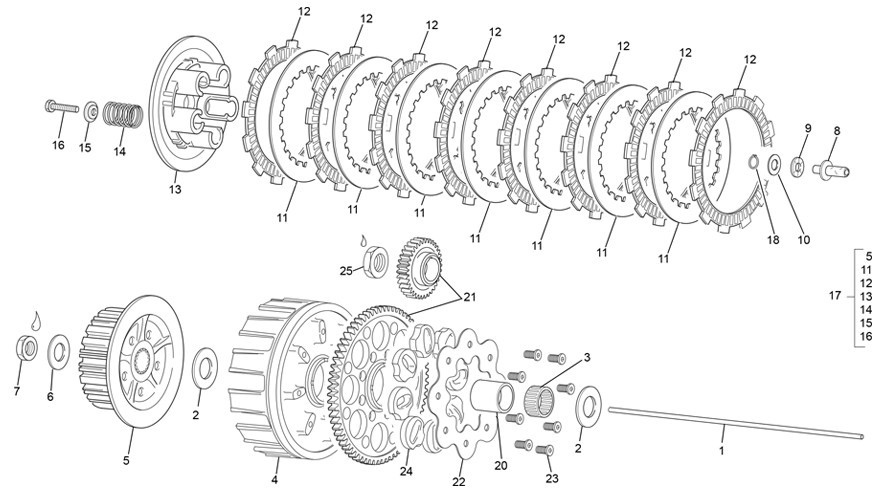 embrayage [125 SE FACTORY [2023 [Enduro]]]