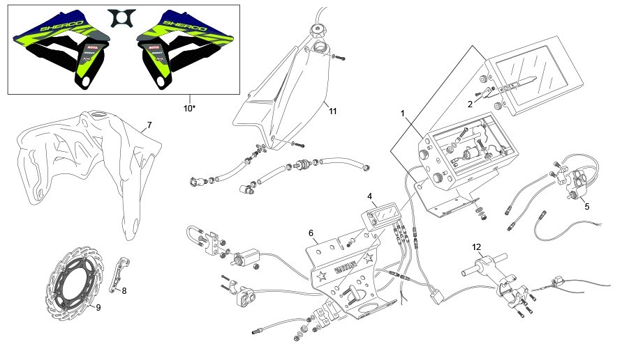 kit rally light [450 SEF FACTORY [2023 [Enduro]]]