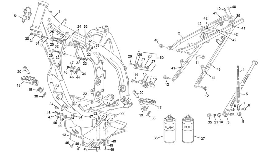 cadre [300 SE REPLICA ROMAN [2023 [Enduro]]]