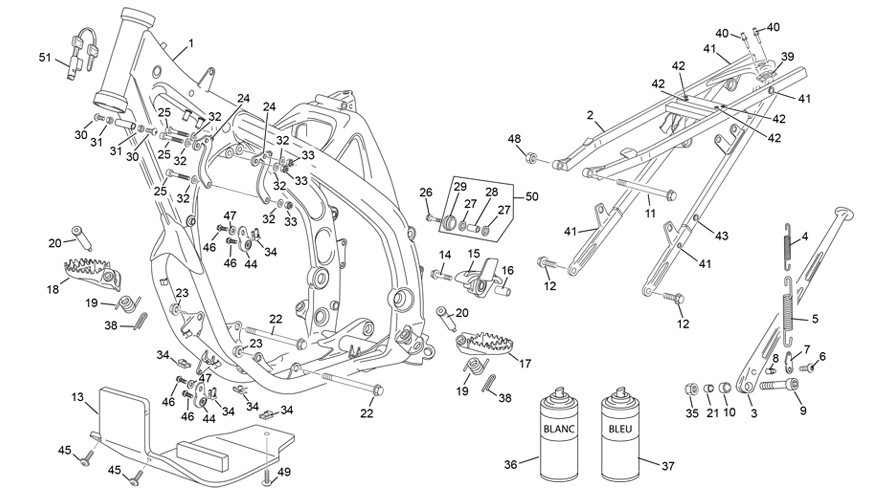 cadre [300 SE FACTORY [2023 [Enduro]]]