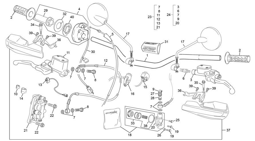 guidon [300 SE FACTORY [2023 [Enduro]]]