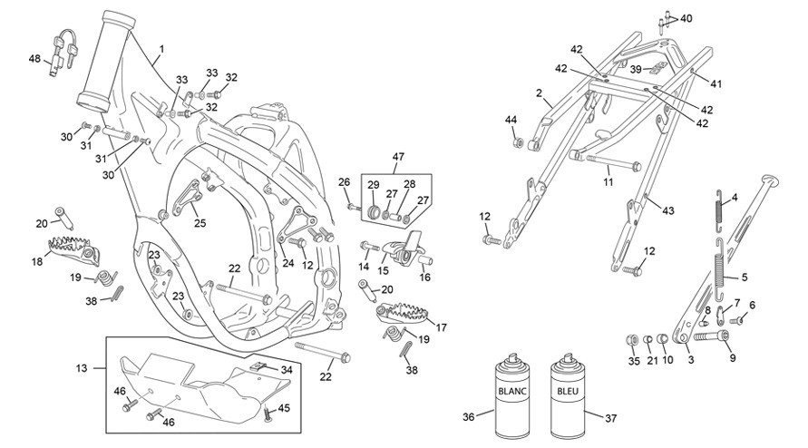 cadre [300 SEF FACTORY [2023 [Enduro]]]