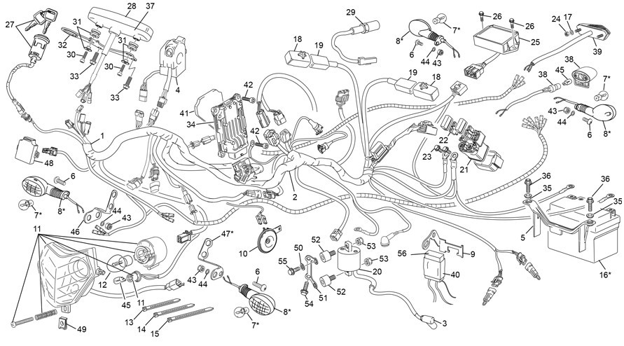 faisceau électrique [250 SE FACTORY [2022 [Enduro]]]