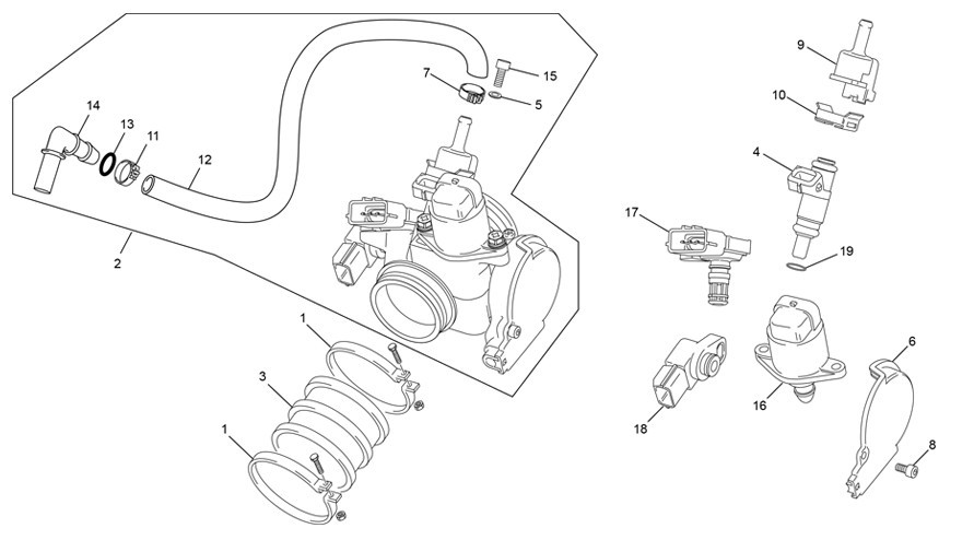 corps d'injection [300 SEF RACING [2022 [Enduro]]]