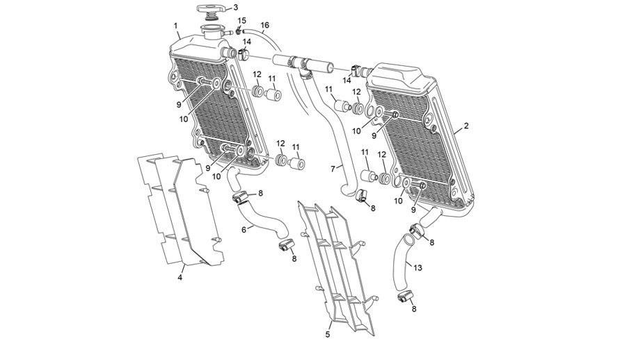 radiateur [300 SE RACING [2022 [Enduro]]]
