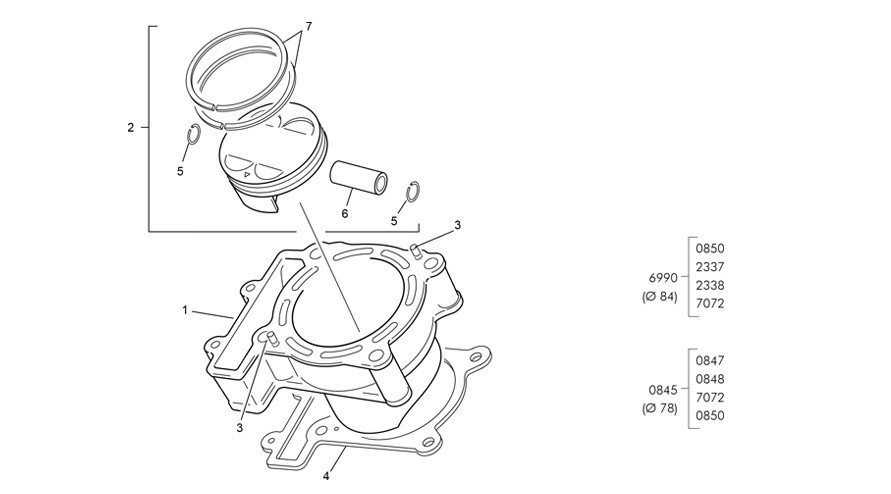 cylindre [250 SEF-R RACING [2020 [Enduro]]]