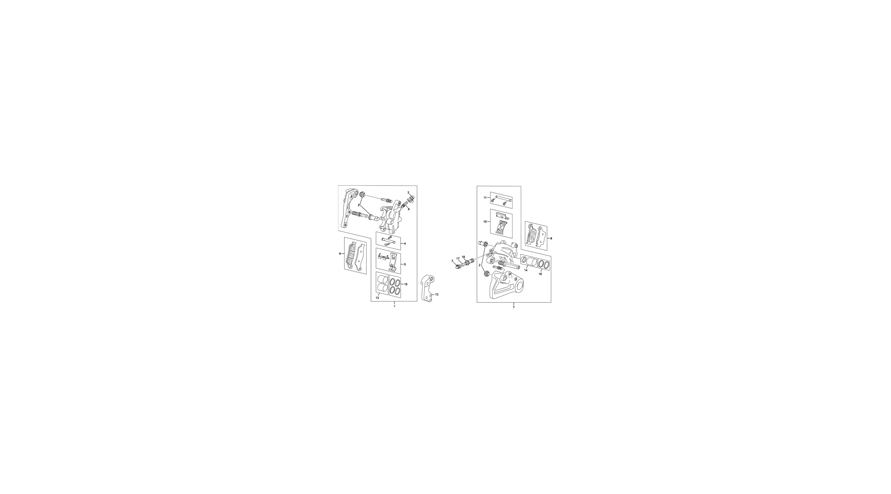 etrier de frein arrière - avant [125 SE-R  RACING [2020 [Enduro]]]