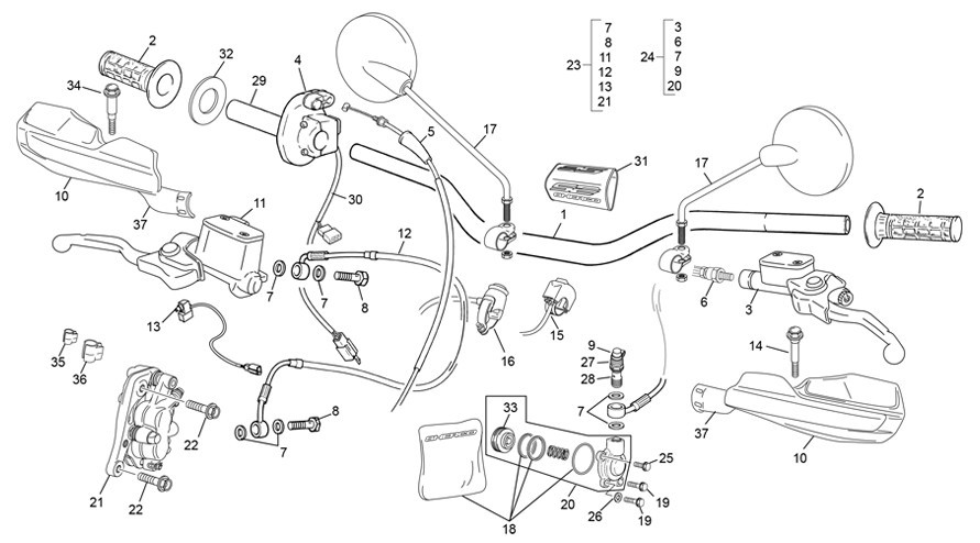 guidon [450 SEF FACTORY [2020 [Enduro]]]
