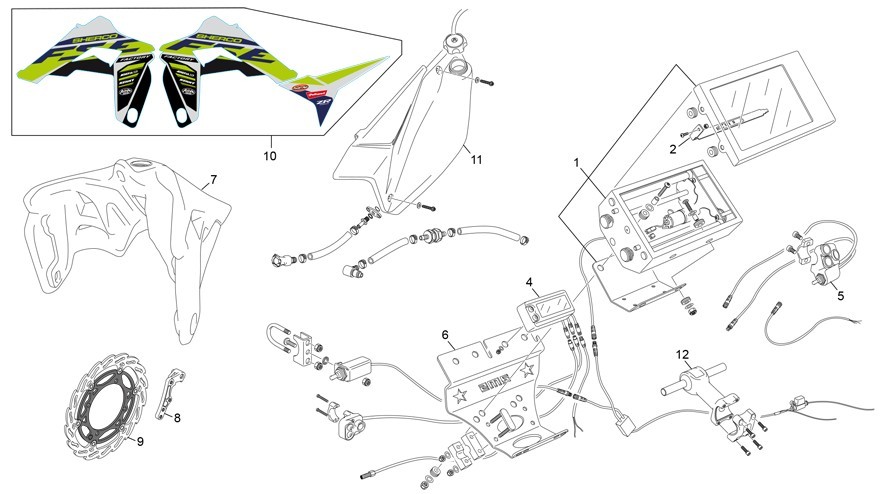 kit rally light [450 SEF FACTORY [2020 [Enduro]]]