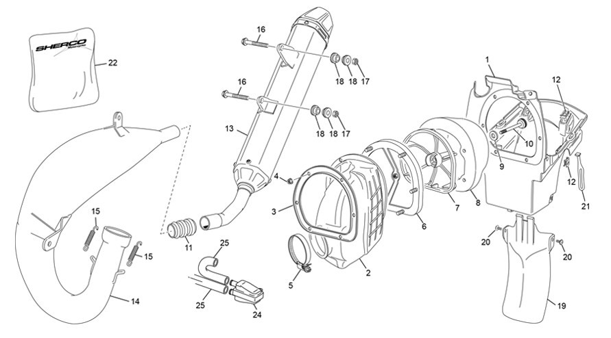 boite à air - echappement [125 SE FACTORY [2020 [Enduro]]]