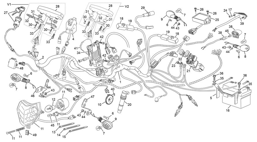 faisceau électrique [300 SEF FACTORY [2020 [Enduro]]]
