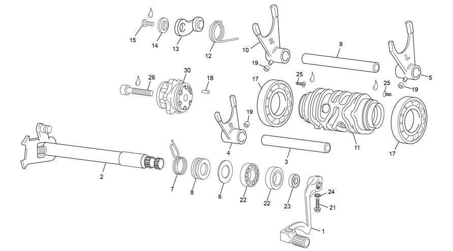 sélecteur [300 SEF FACTORY [2020 [Enduro]]]