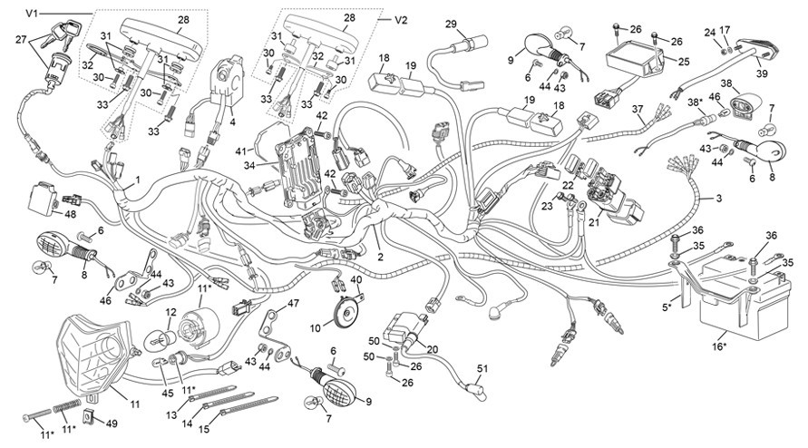 faisceau électrique [250 SE FACTORY [2019 [Enduro]]]