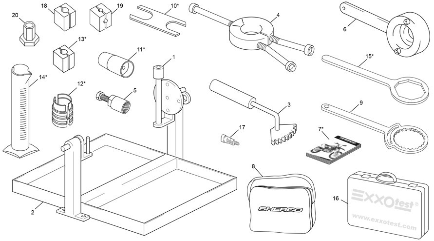 outillages [250 SE FACTORY [2019 [Enduro]]]