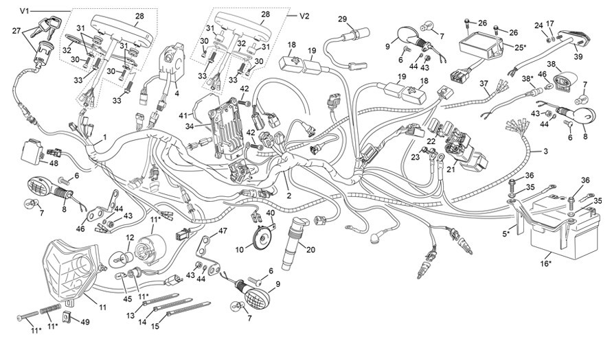 faisceau électrique [500 SEF FACTORY [2019 [Enduro]]]