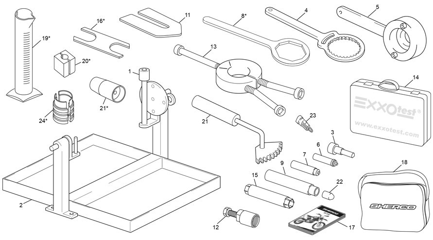 outillages [500 SEF FACTORY [2019 [Enduro]]]
