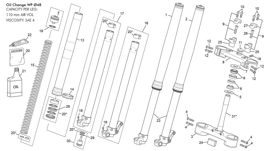 fourche wp xplor [250 SEF-R / SEF-R+ [2018 [Enduro]]]