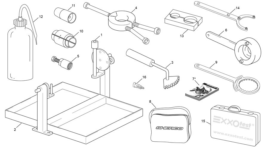 outillages [250 SE FACTORY [2018 [Enduro]]]