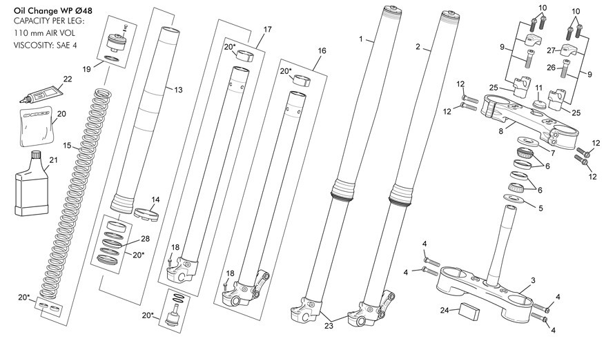 fourche wp [300 SEF FACTORY [2015 [Enduro]]]