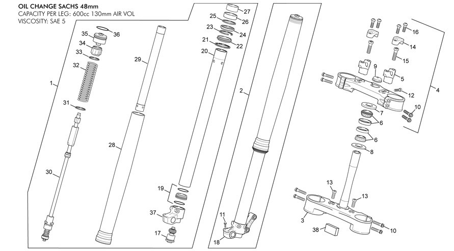 fourche sachs [300 SEF [2015 [Enduro]]]