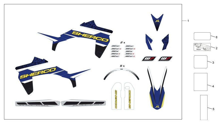 adhésifs [300 SE-R [2015 [Enduro]]]