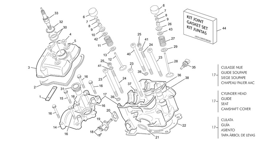 culasse [250 SE F [2014 [Enduro]]]