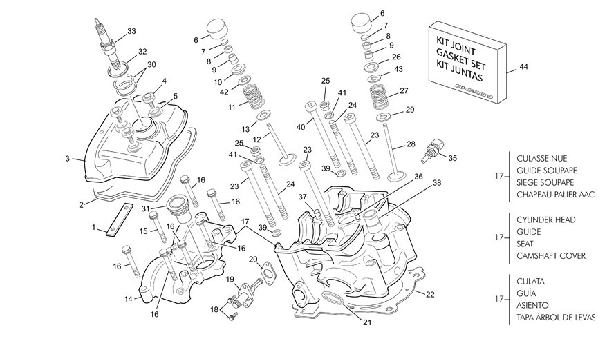 culasse [250 SE-F Factory [2014 [Enduro]]]