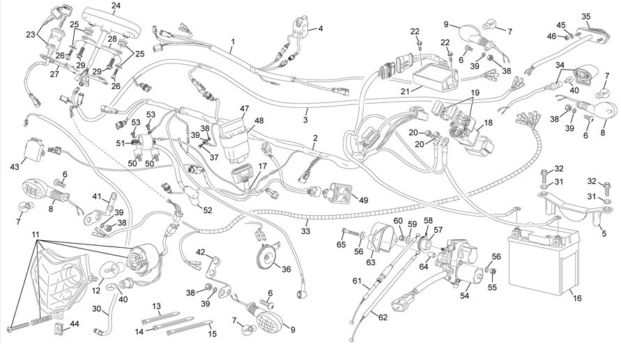 faisceau électrique [300 SE [2014 [Enduro]]]